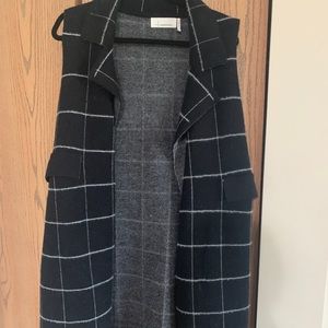 Long Anthropologie vest